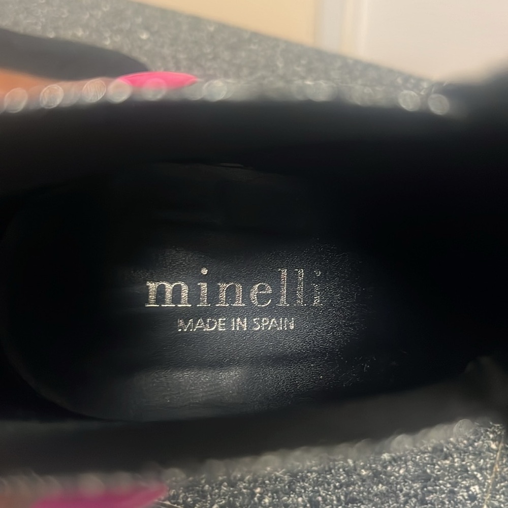 Minelli Ankle boots in Suede with elastic band on the sides. - Picture 5 of 6